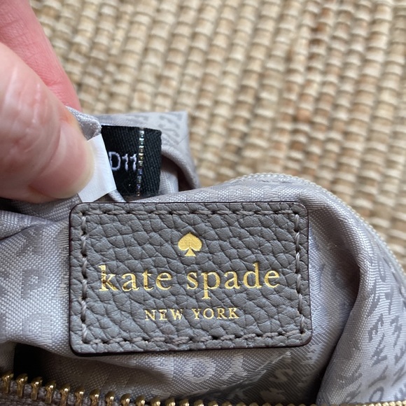 Kate Spade hobo in taupe grey - Picture 10 of 11